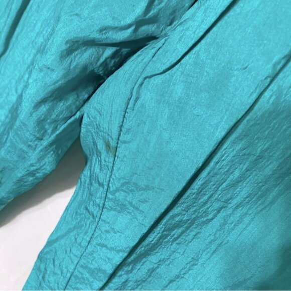 Vintage Ispo Green Blue All Over Busy Print Tracksuit W Green Pants M - Picture 12 of 16